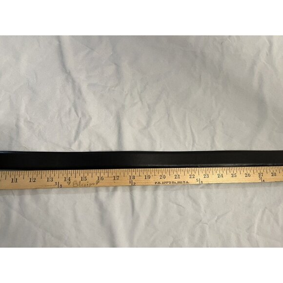 Womans Leather Black Belt Roberto Piccinetti Made in Italy XL EUC - Picture 3 of 8